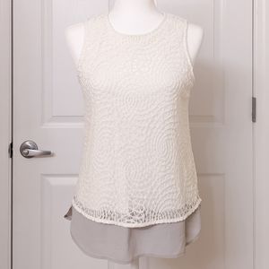 THE LIMITED Layered Lace Top